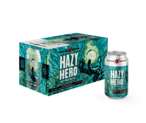 Hazy-Hero 12 oz. Can 6 pack Carton with Can