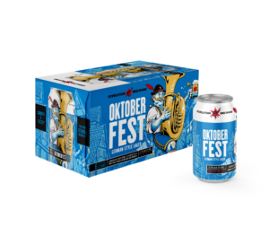 Oktoberfest 6-pack Carton with can