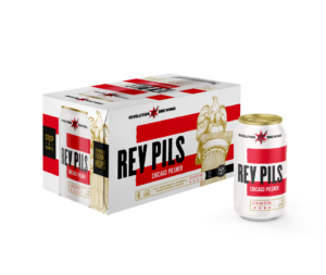 Rev Pils 12 oz. Can 6-Pack Carton with can