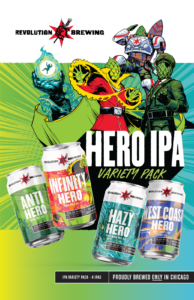 Hero IPA Variety 12pk - 11" X 17" (NO PRICE)