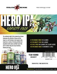 Hero IPA Variety Pack Sell Sheet