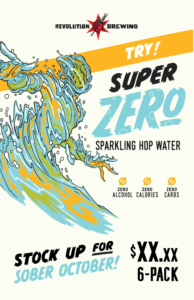 SUPER ZERO 11" X 17" SOBER OCTOBER (W/ PRICE)