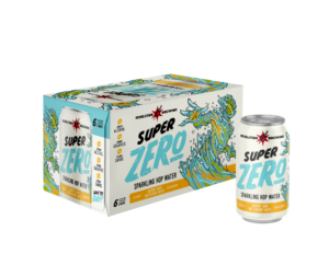 SUPER-HERO 12 OZ. CAN 6 PACK CARTON WITH CAN