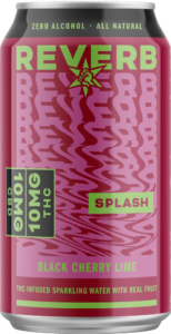 Reverb Splash Black Cherry Lime 10mg Can Front