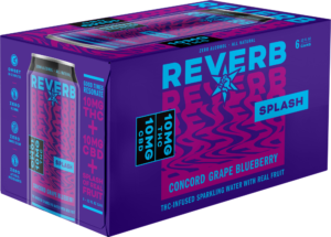 Reverb Splash Concord Grape Blueberry 10mg 6-pack