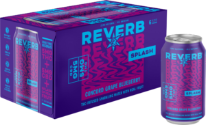 Reverb Splash Concord Grape Blueberry 5mg 6-pack with can