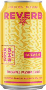 Reverb Splash Pineapple Passion Fruit 5mg Can Front