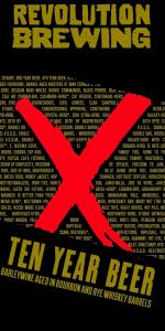 Ten Year Beer Tap Magnet