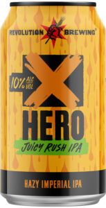 X-Hero 12oz. Can Front